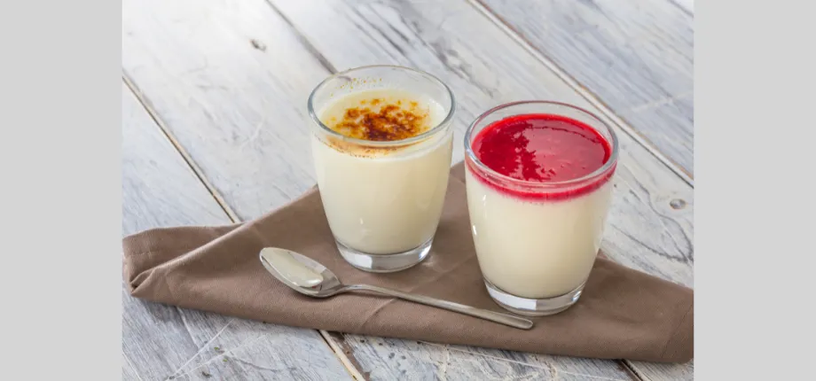 Receta: Panna Cotta de Yogurt Griego