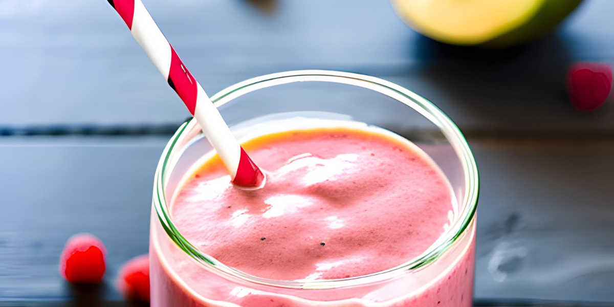 Smoothie de Yogurt Griego y Frutas